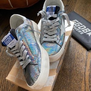 BNIB Golden Goose May holographic/mermaid/unicorn
